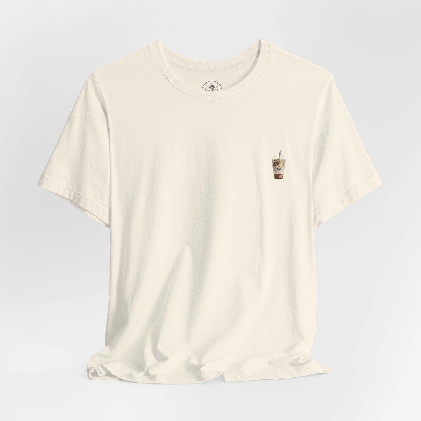 Coffee & Conspiracy Theory Tee — Women's Graphic T-Shirt