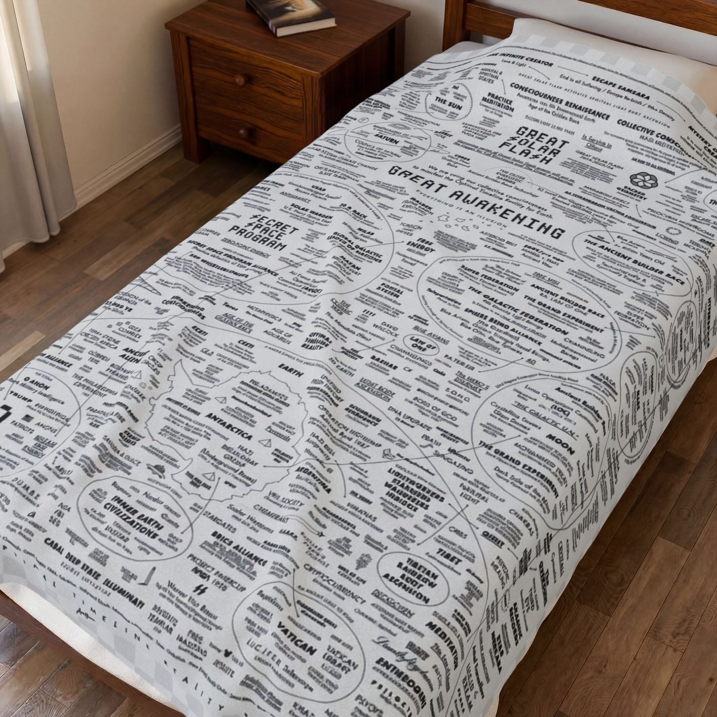 The Great Awakening  — Velveteen Plush Blanket