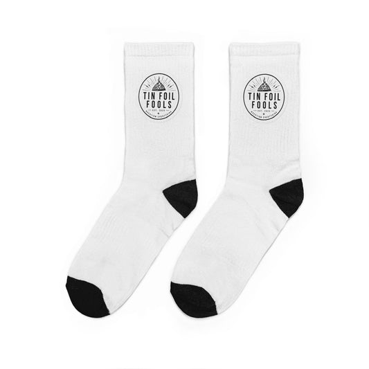 Tin Foil Fools Crew Socks