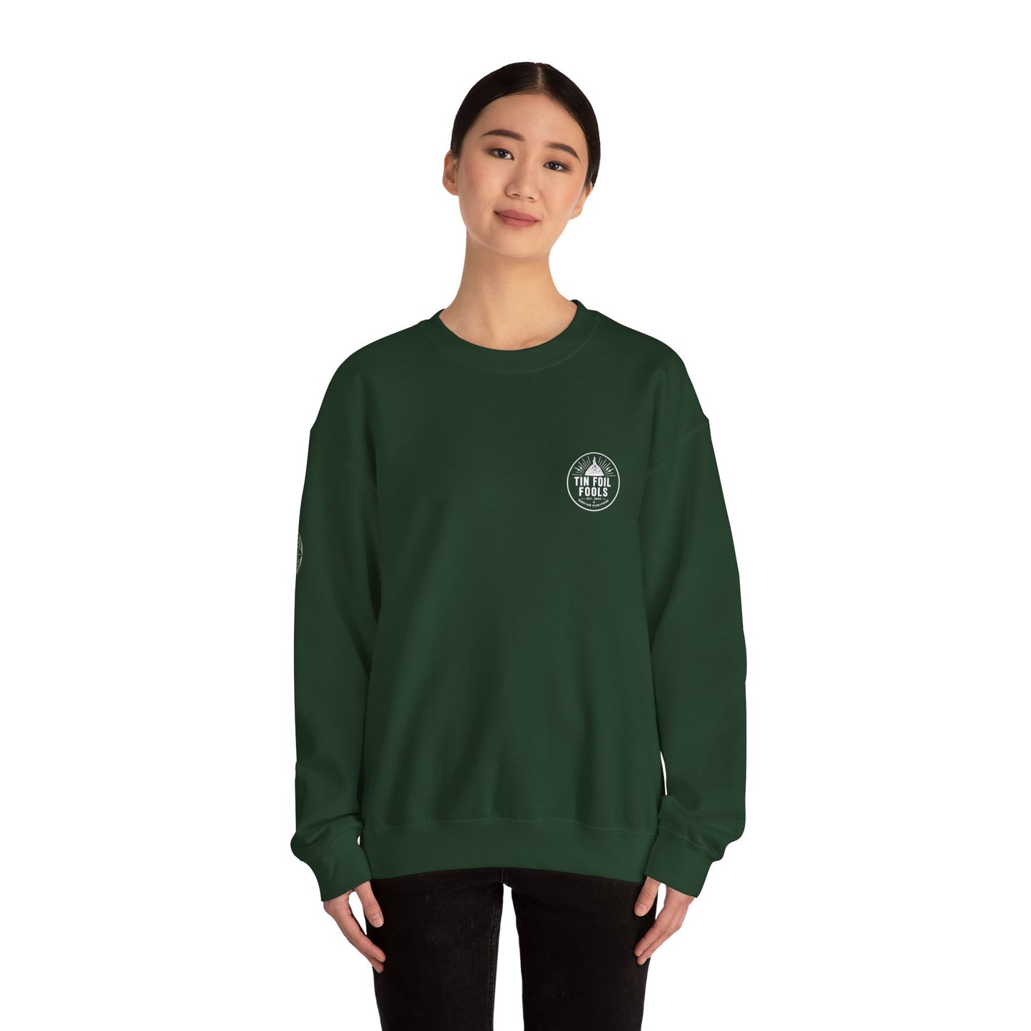 Conspiracy Theory Logo Sweatshirt — Graphic Crewneck for Fans