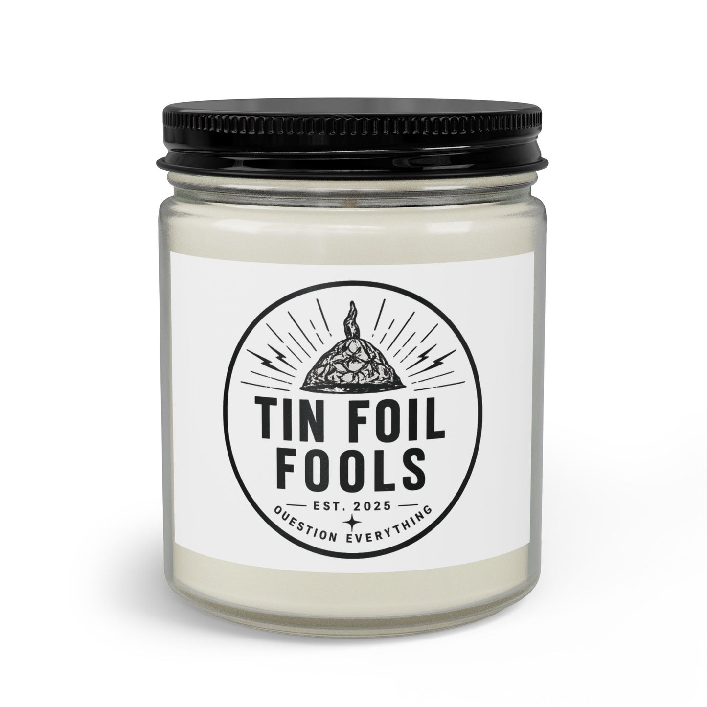 Tin Foil Fools Candle Set — with Matches & Wick Trimmer