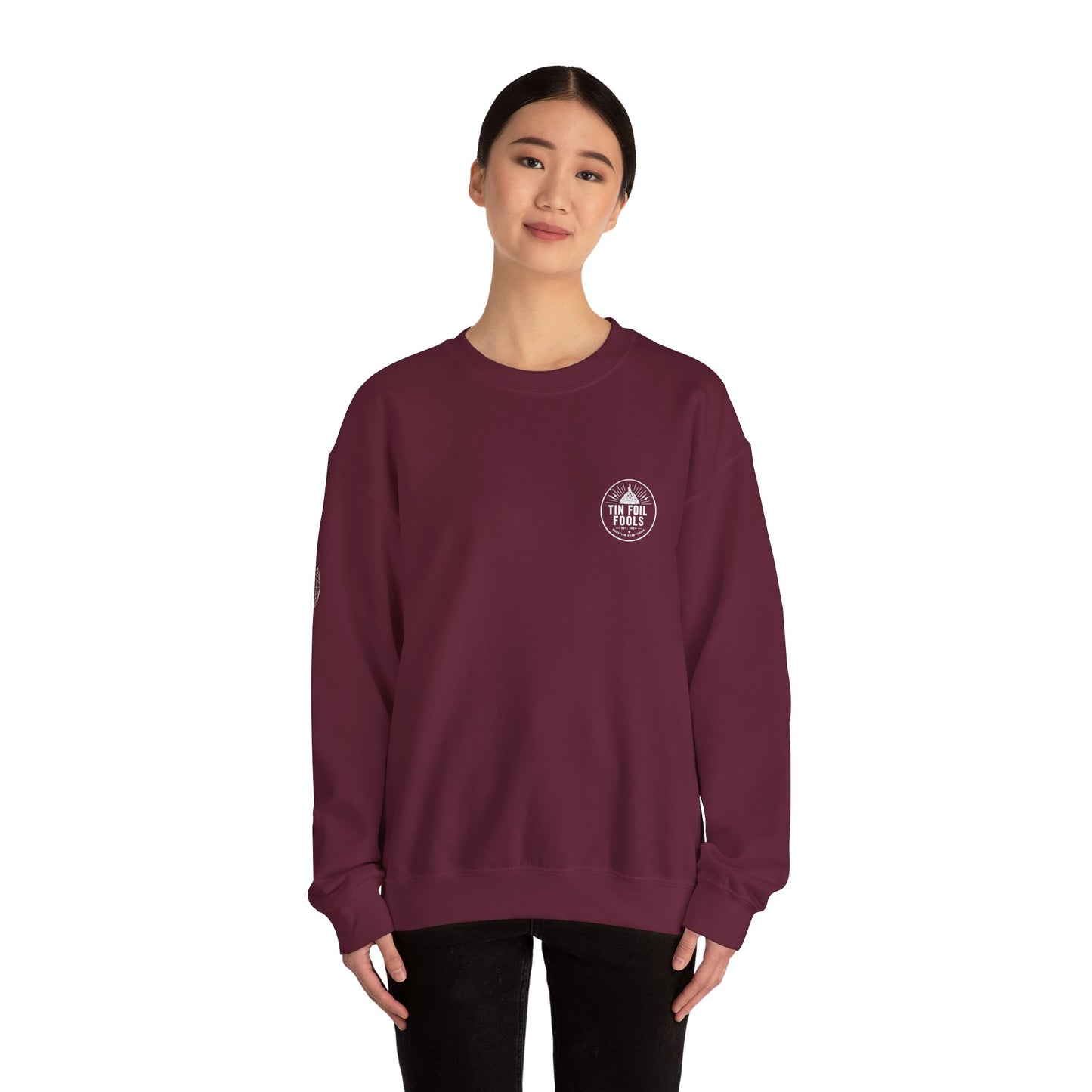 Conspiracy Theory Logo Sweatshirt — Graphic Crewneck for Fans