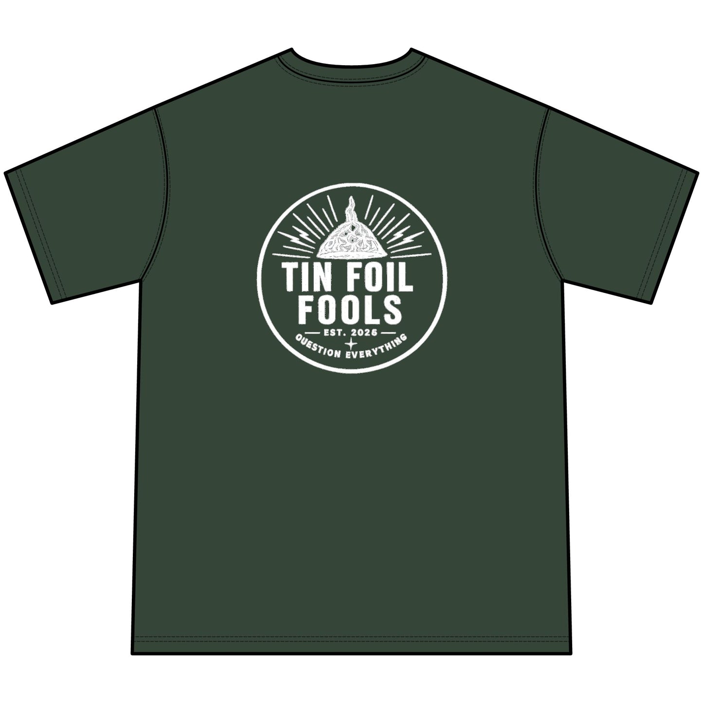 Youth Tie-Dye Tee — "Tin Foil Fools" Kids T-Shirt