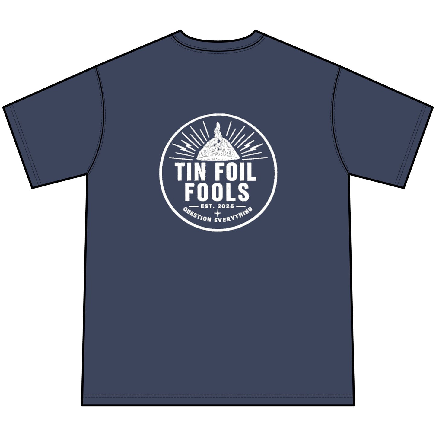 Youth Tie-Dye Tee — "Tin Foil Fools" Kids T-Shirt