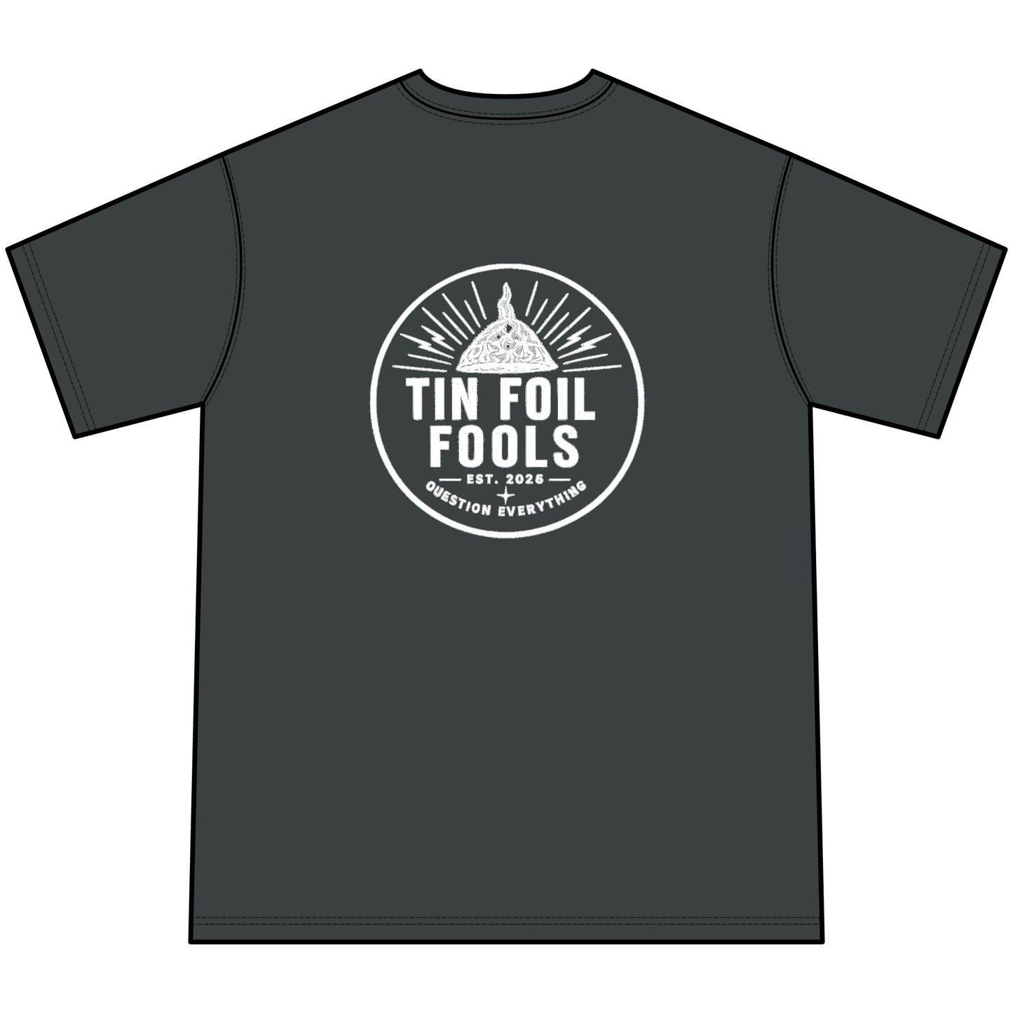 Youth Tie-Dye Tee — "Tin Foil Fools" Kids T-Shirt