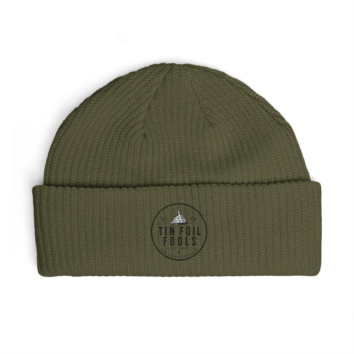 Tin Foil Fools Cuff Beanie