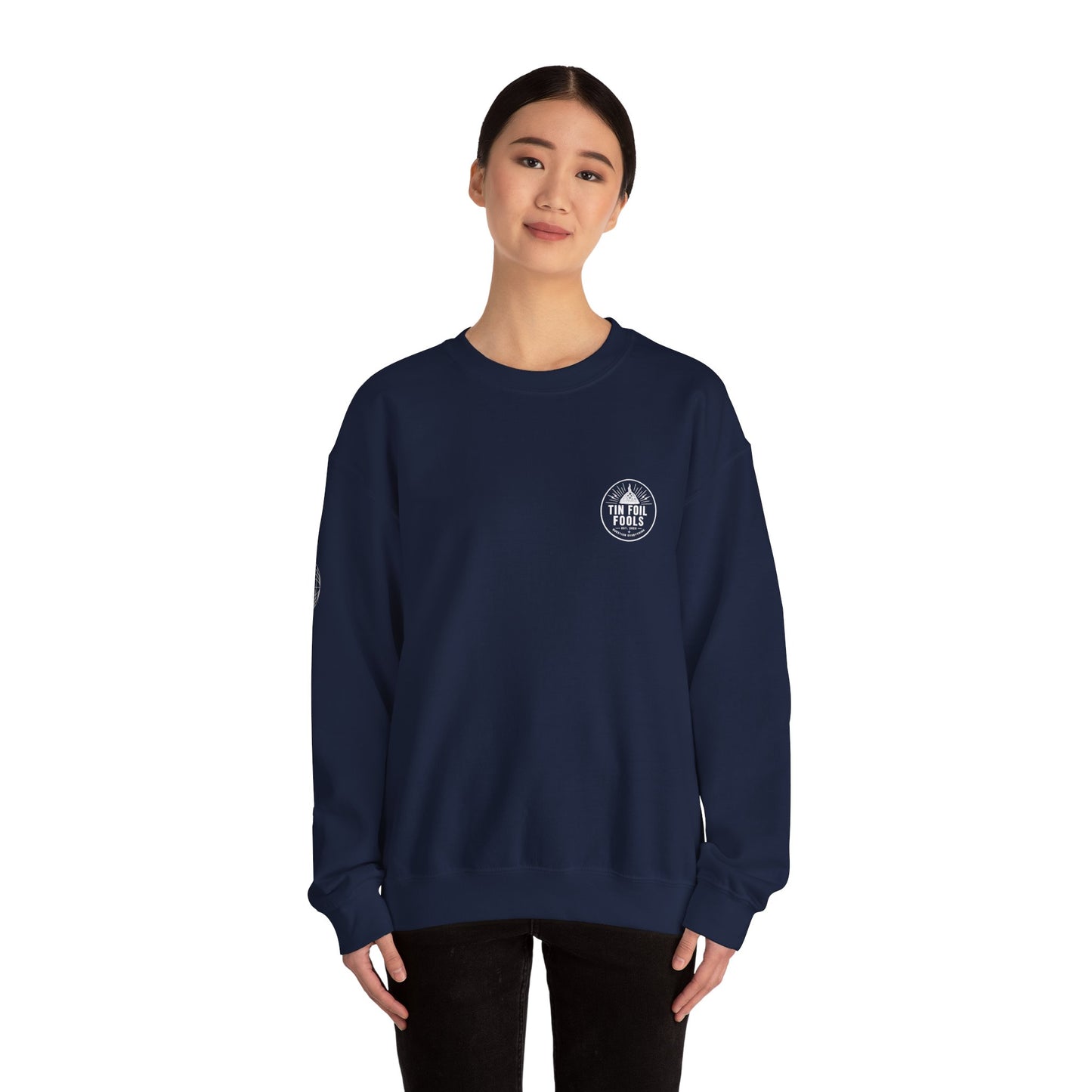Conspiracy Theory Logo Sweatshirt — Graphic Crewneck for Fans