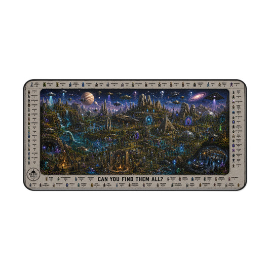 Alien Species Search & Find Desk Mat (16" x "32")