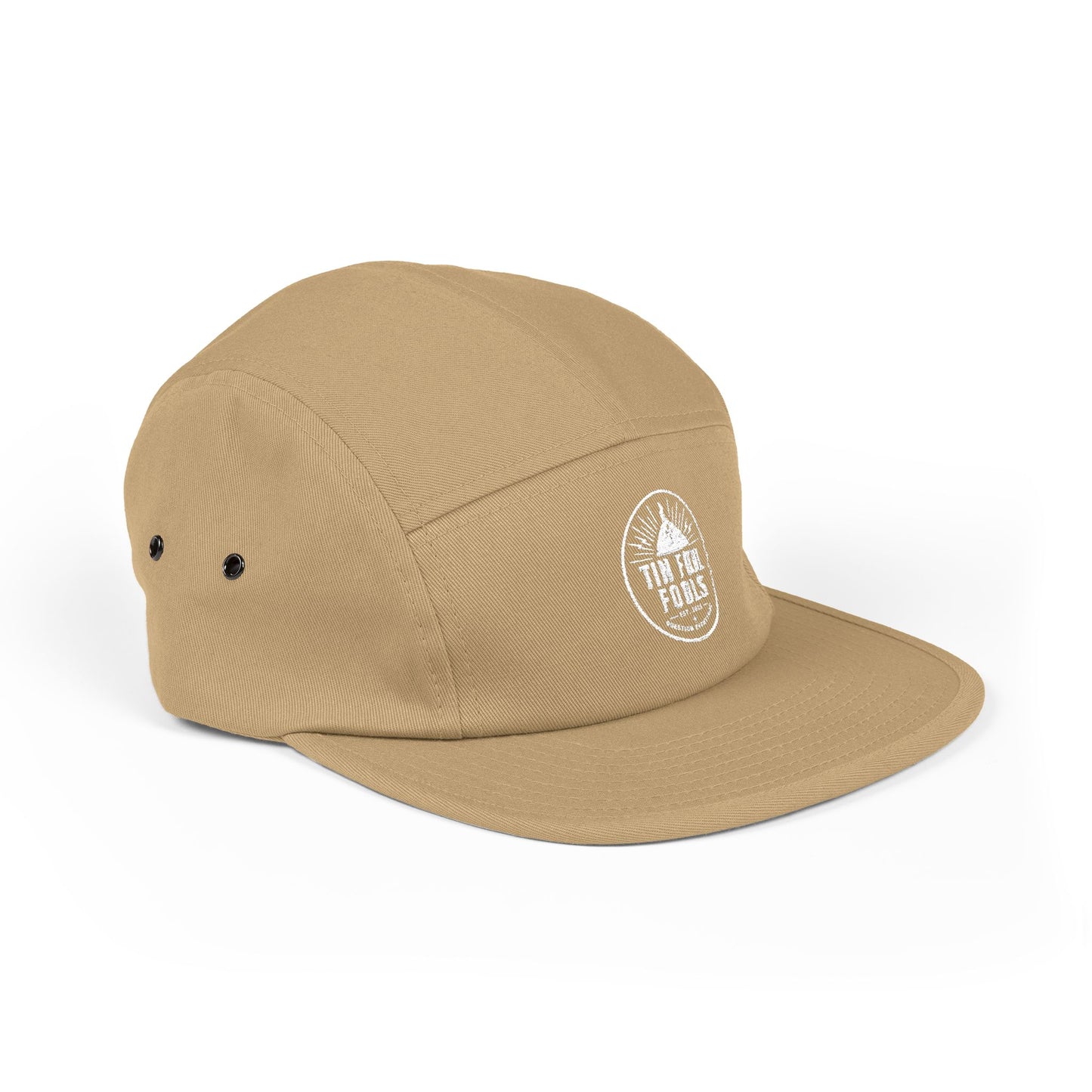 Tin Foil Hat Conspiracy Logo 5-Panel Cap
