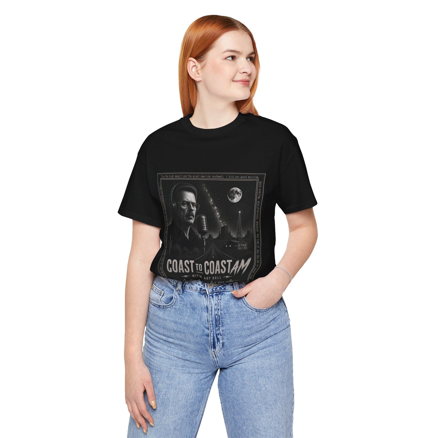 Coast to Coast AM with Art Bell T-Shirt — Retro Radio Talk Show Tee