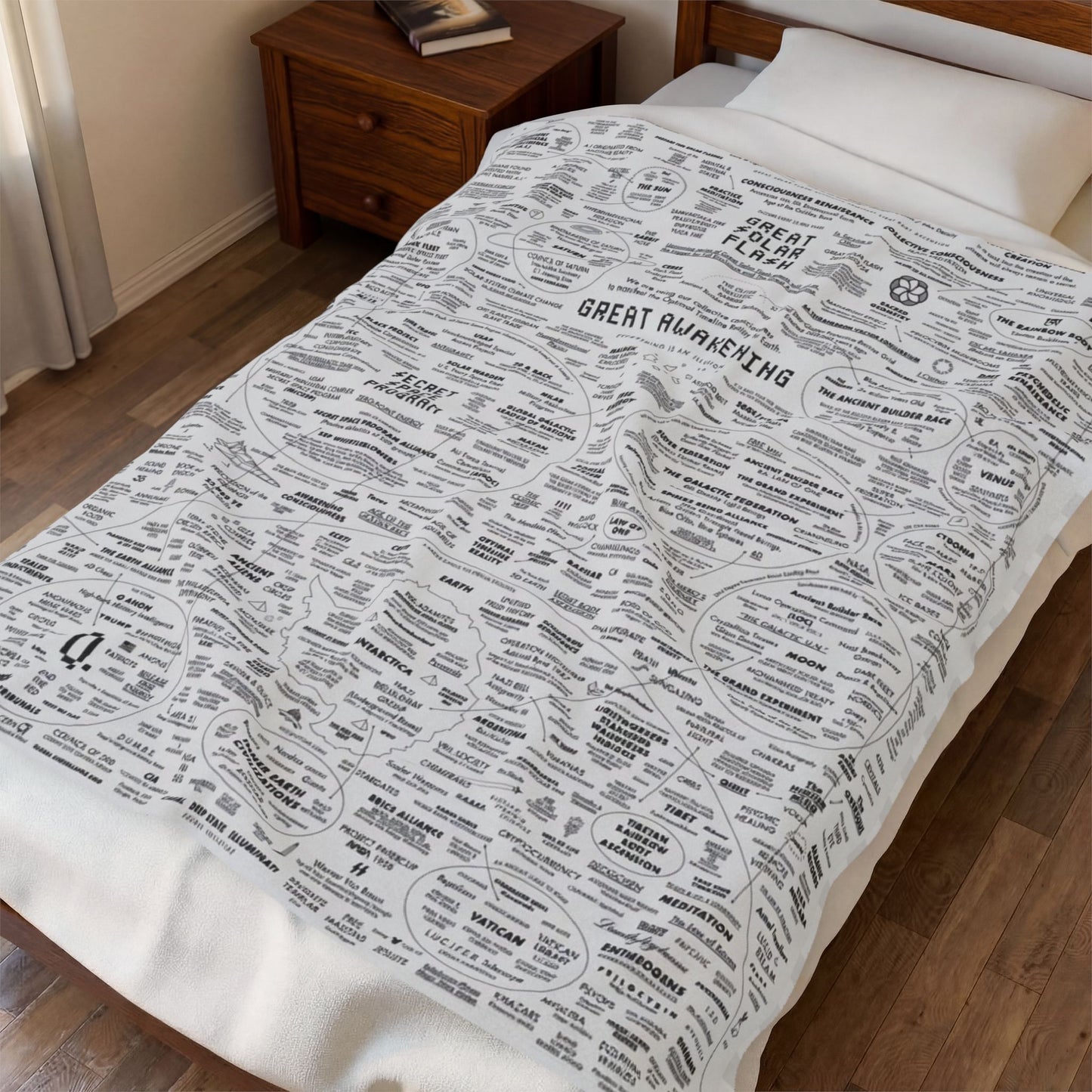 The Great Awakening  — Velveteen Plush Blanket