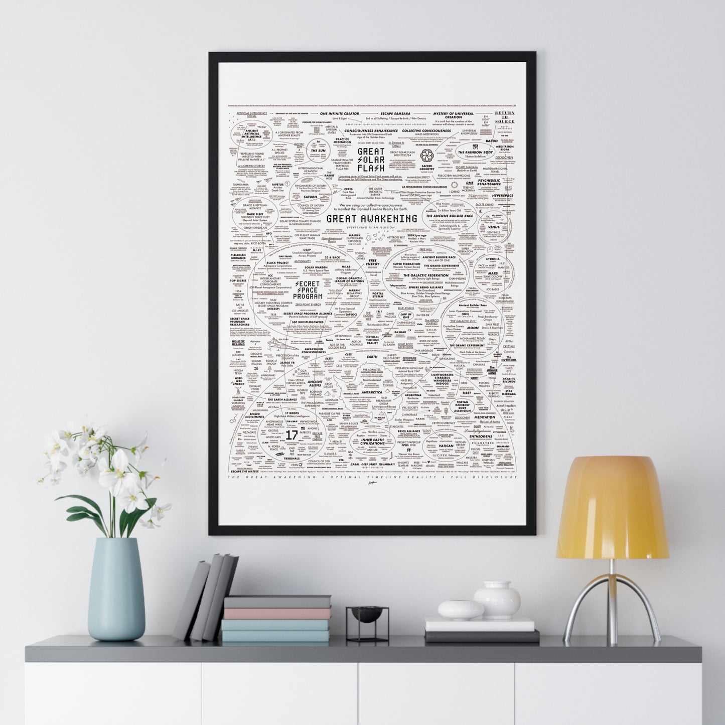 The Great Awakening — Framed Poster