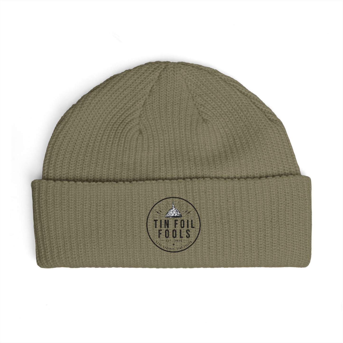 Tin Foil Fools Cuff Beanie