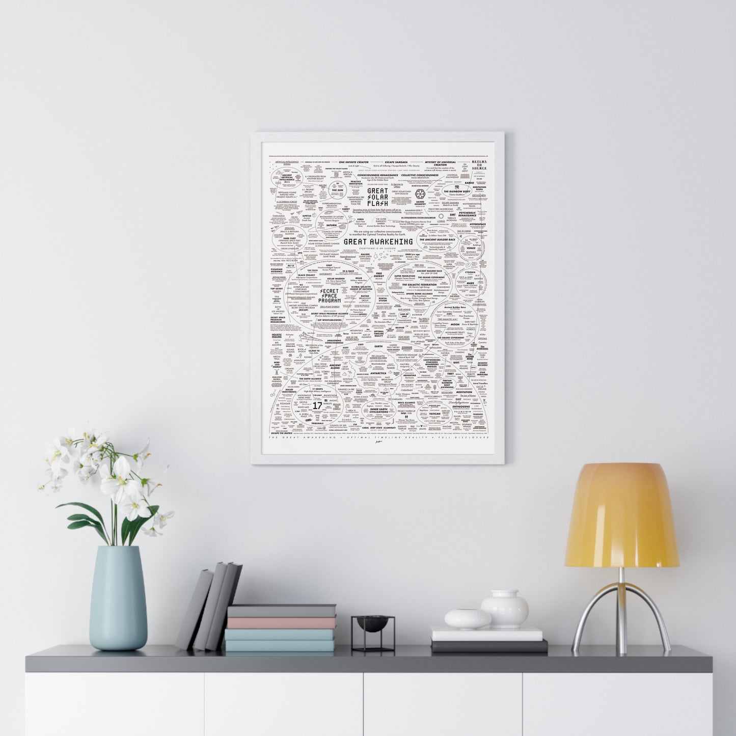 The Great Awakening — Framed Poster